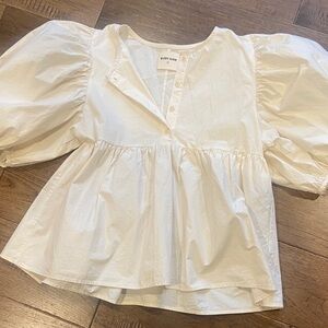 Rudy Jude Cream Puff Sleeve Blouse
